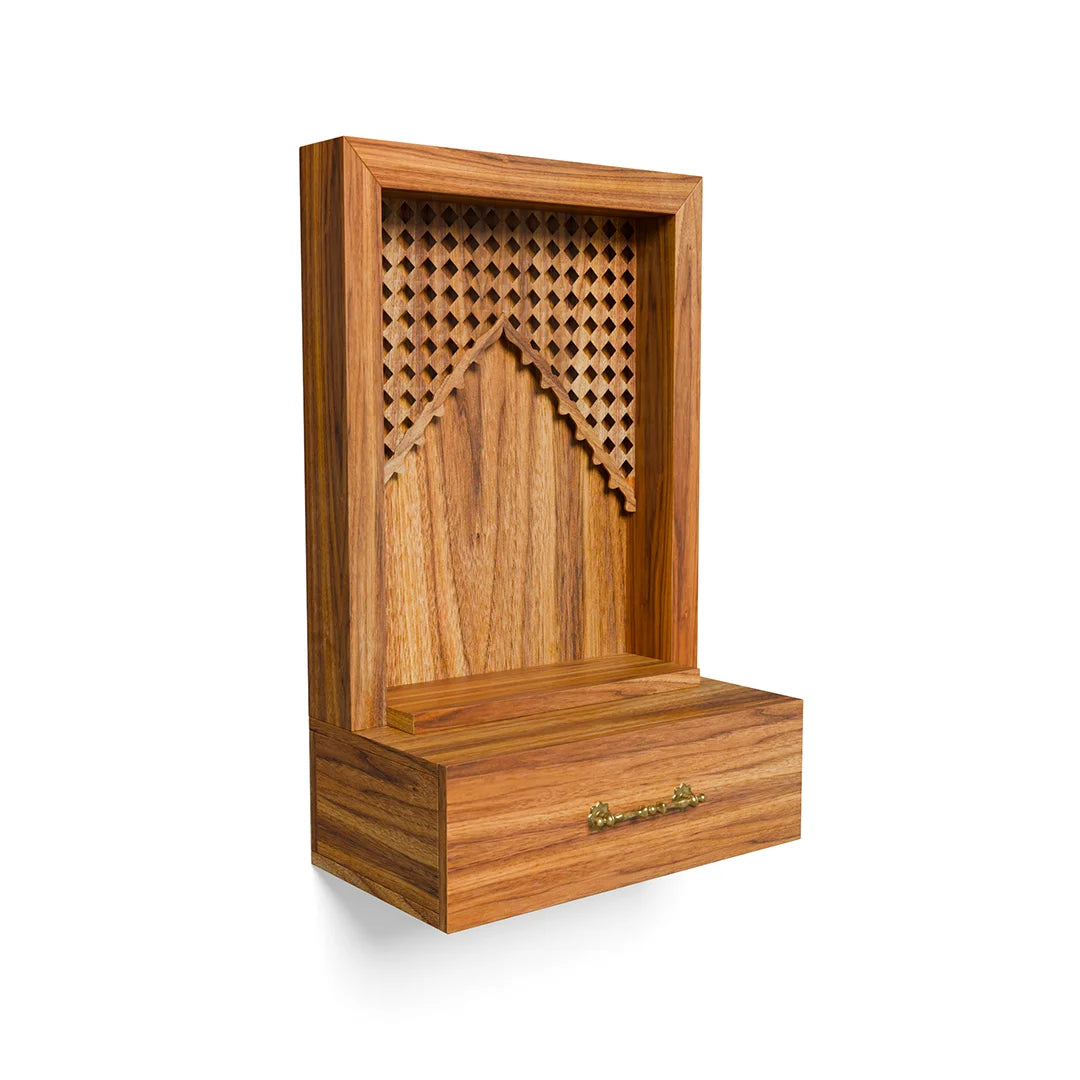 compact wooden temple