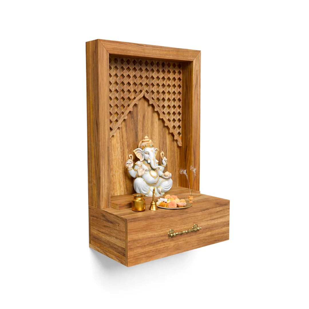 wooden mandir