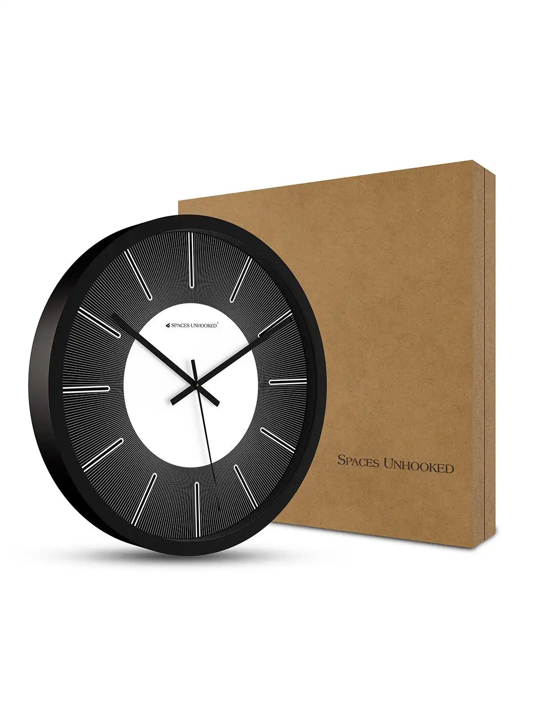 With Box – Premium wall clock packed with brand box for gifting