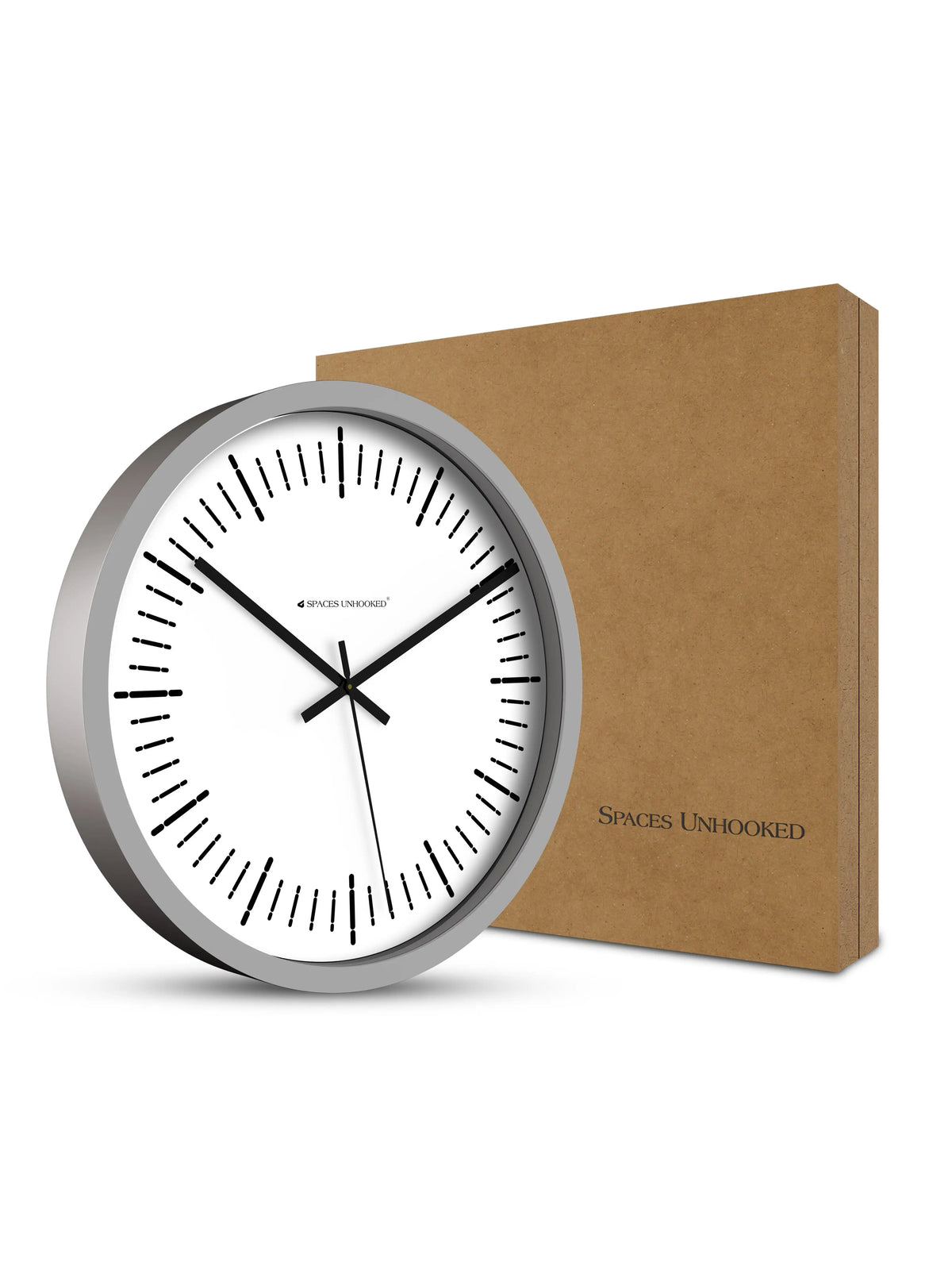 With Box – Premium wall clock packed with brand box for gifting