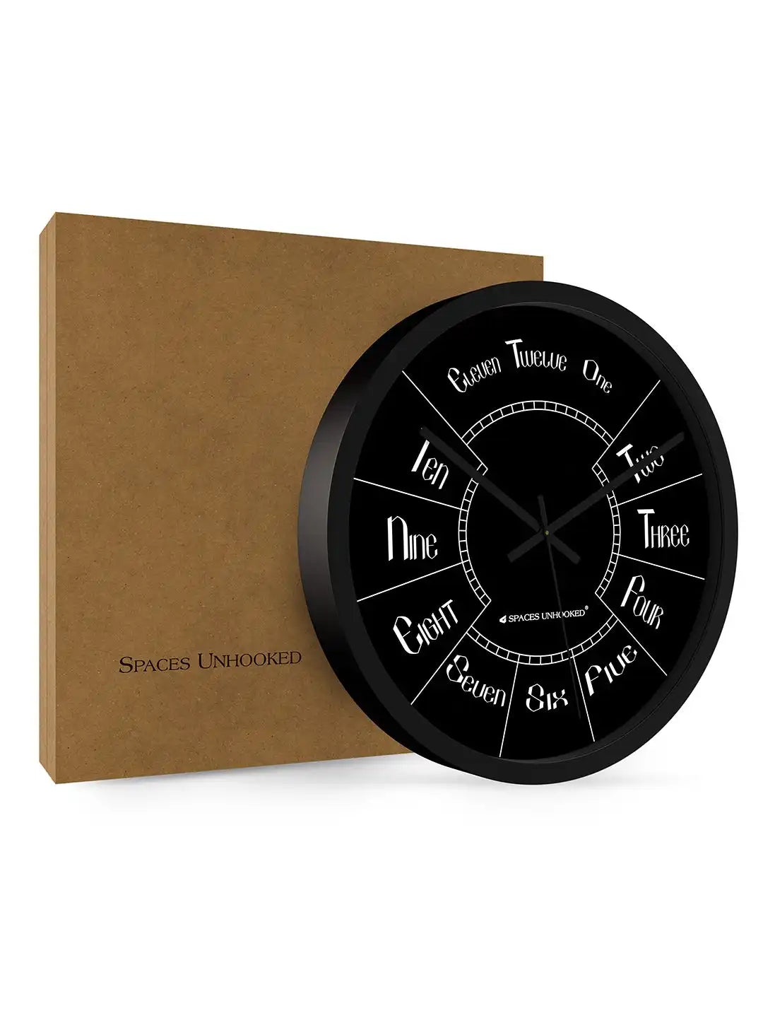 With Box – Premium wall clock packed with brand box for gifting