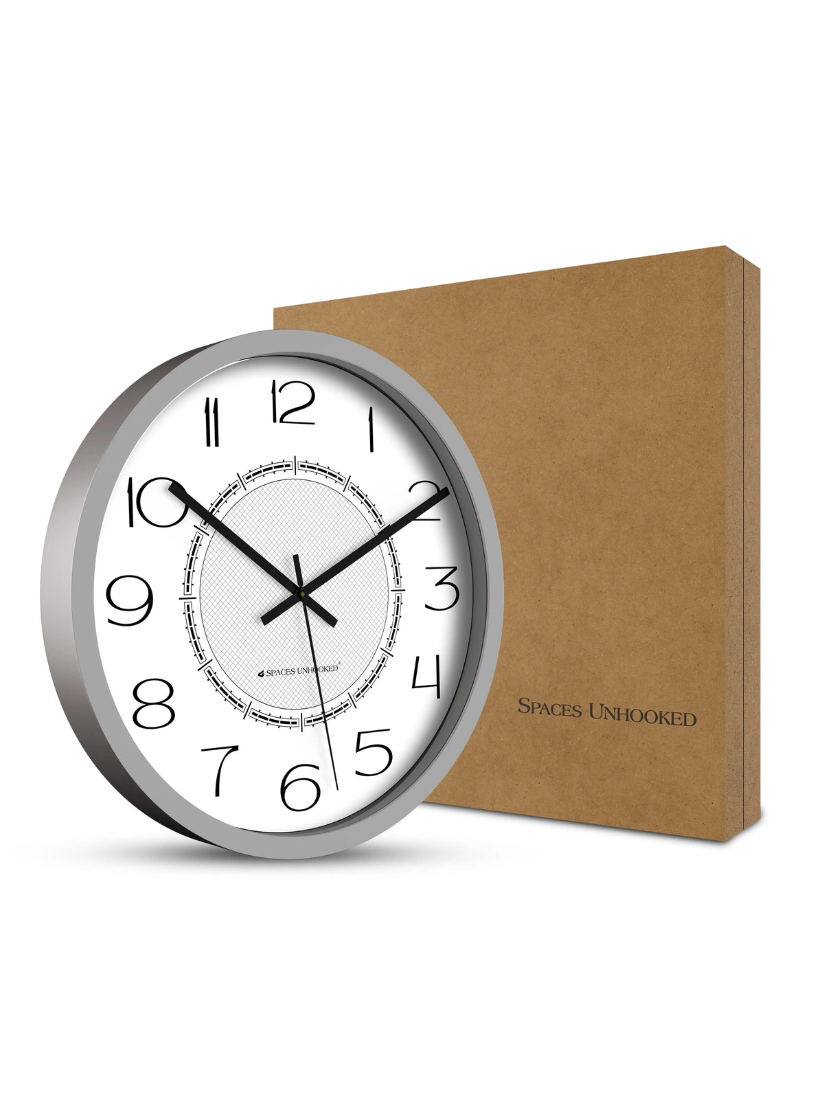 With Box – Premium wall clock packed with brand box for gifting
