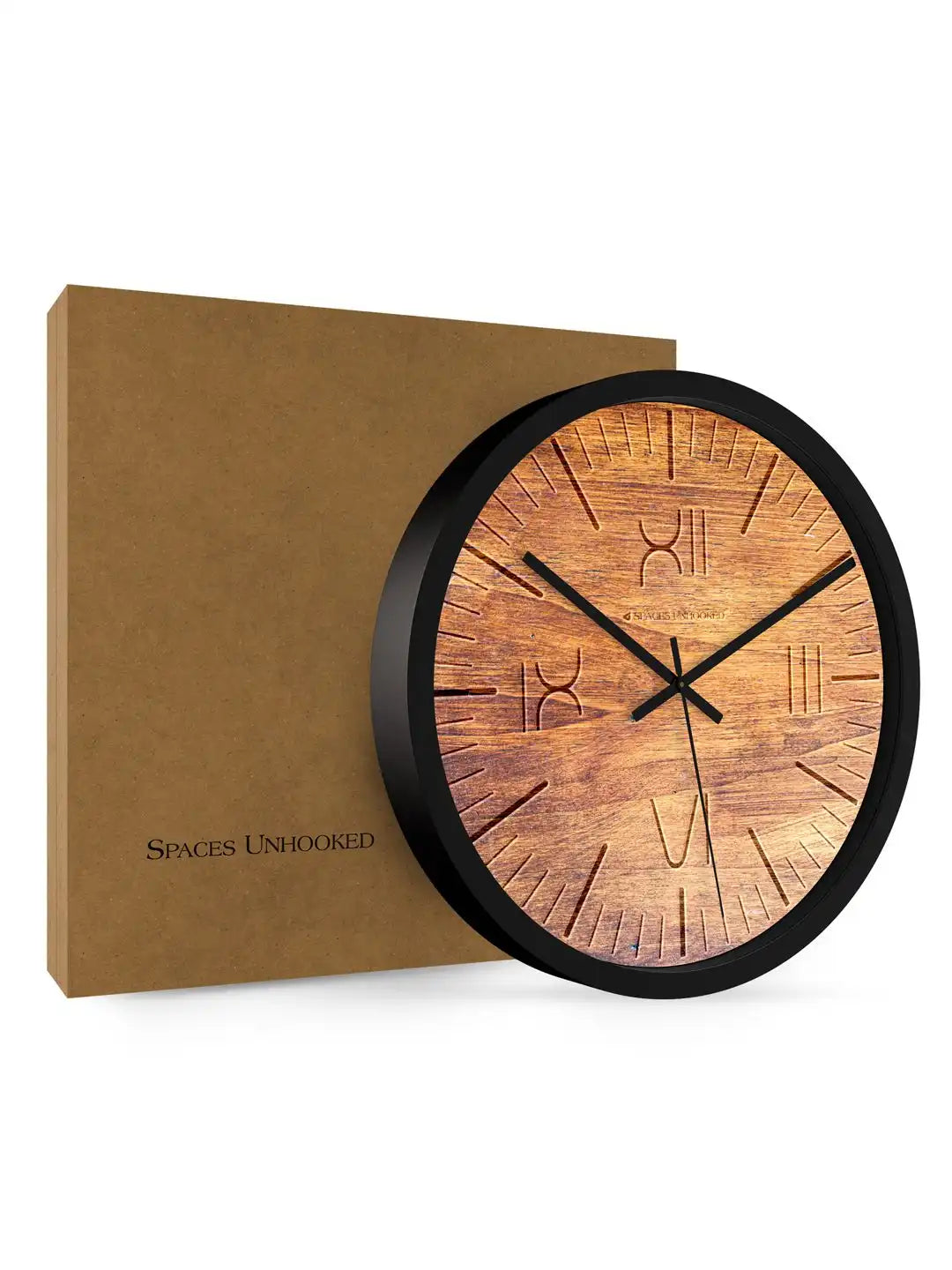 With Box – Premium wall clock packed with brand box for gifting