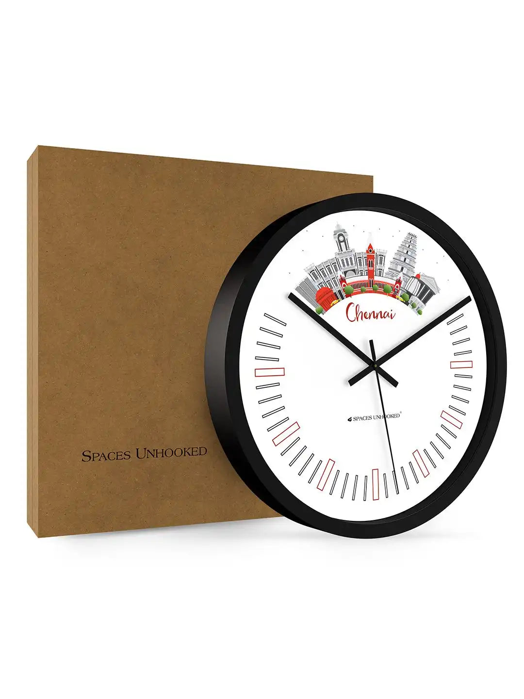 With Box – Premium wall clock packed with brand box for gifting