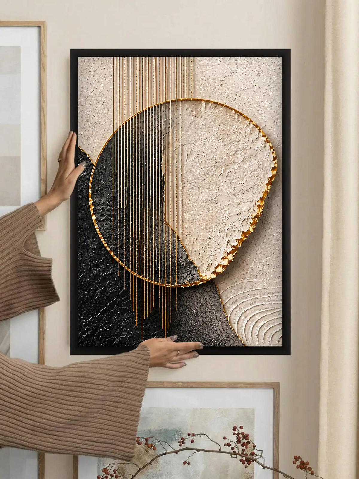 Wooden Wall Frames - Abstract Geometry Wall Art - Spaces Unhooked