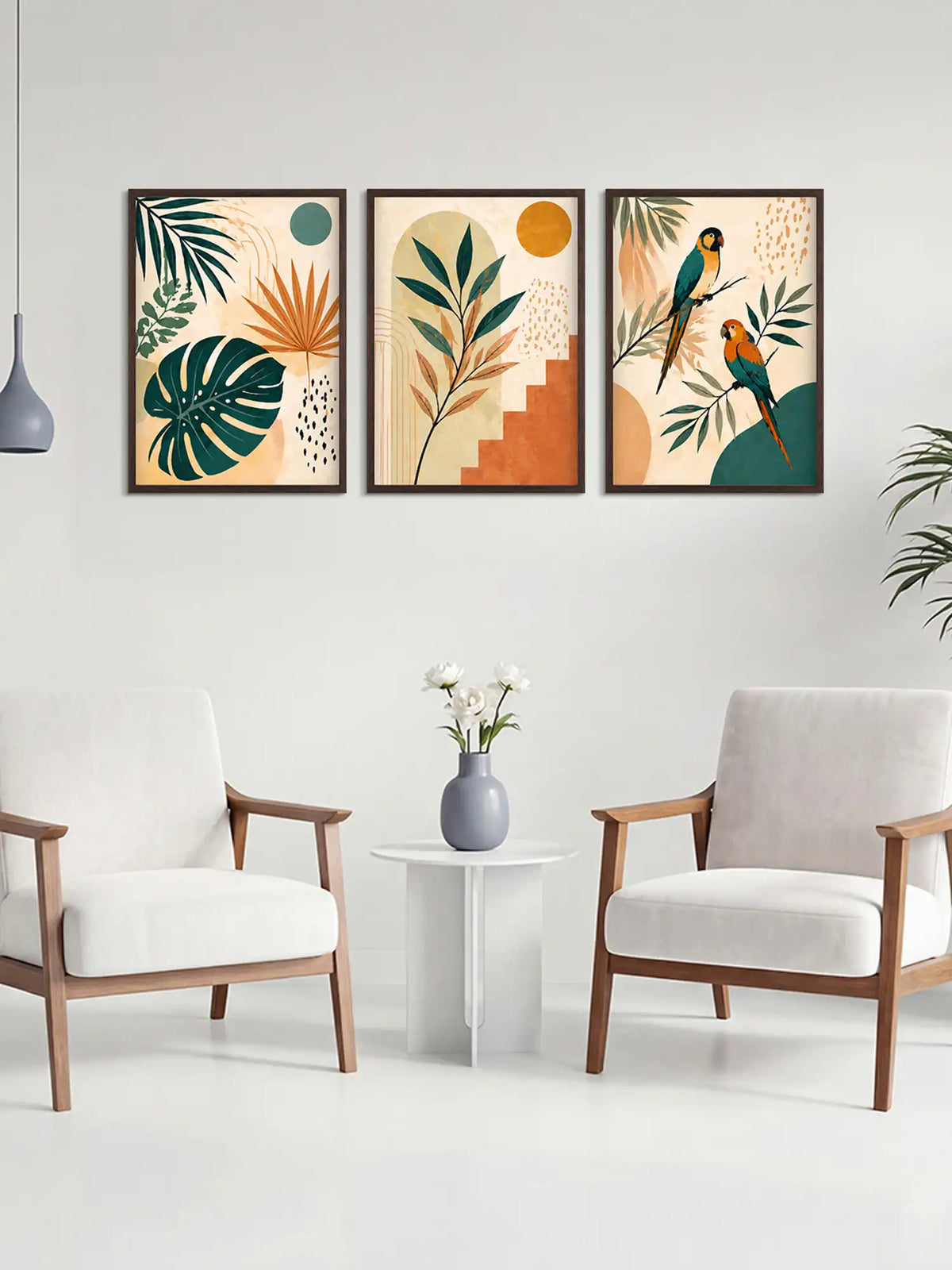 Tropical Botanical Wall Art - Spaces Unhooked