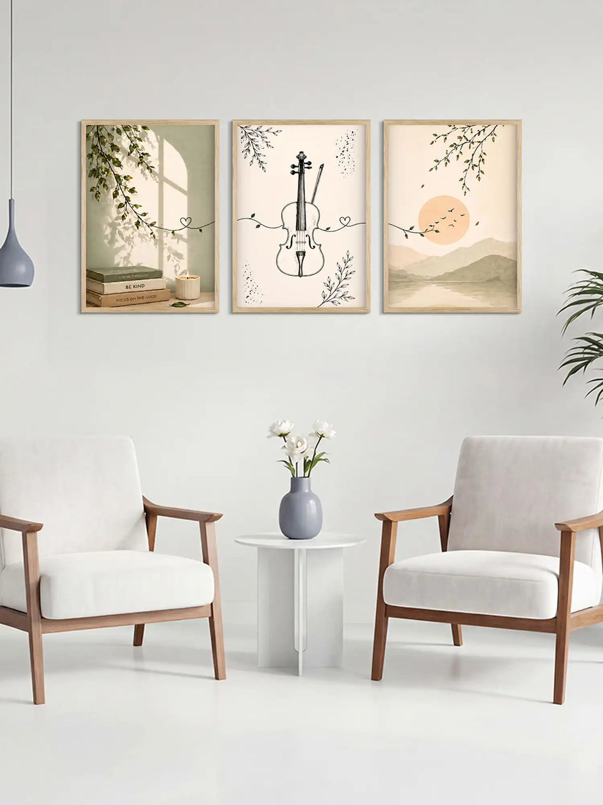 アート・デザイン・音楽 Styles of Living by Isa Vercelloni Mindfulness Wall Art Decor - Japandi Style - Spaces Unhooked
