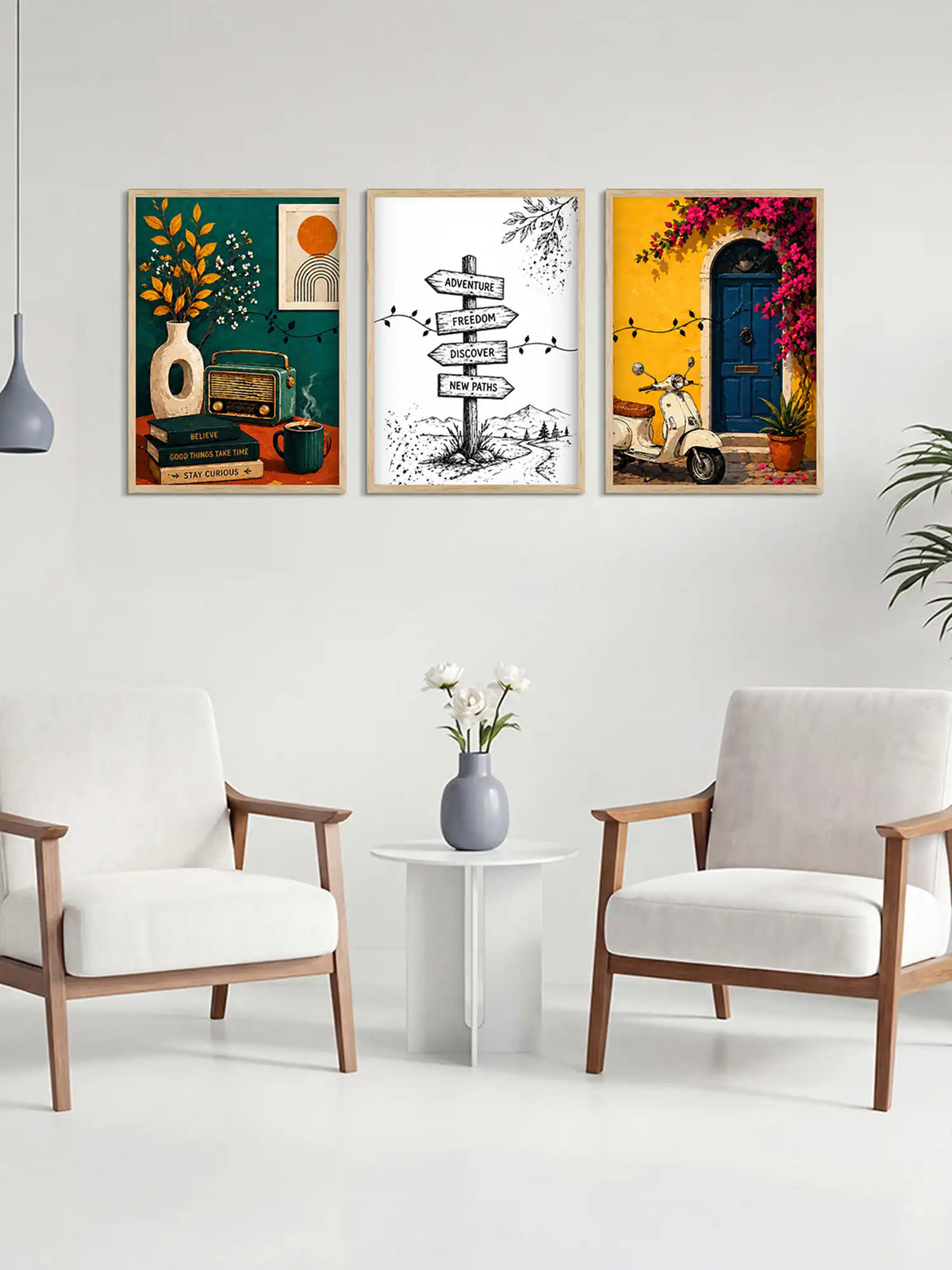 Lifestyle Travel Wall Art - Spaces Unhooked