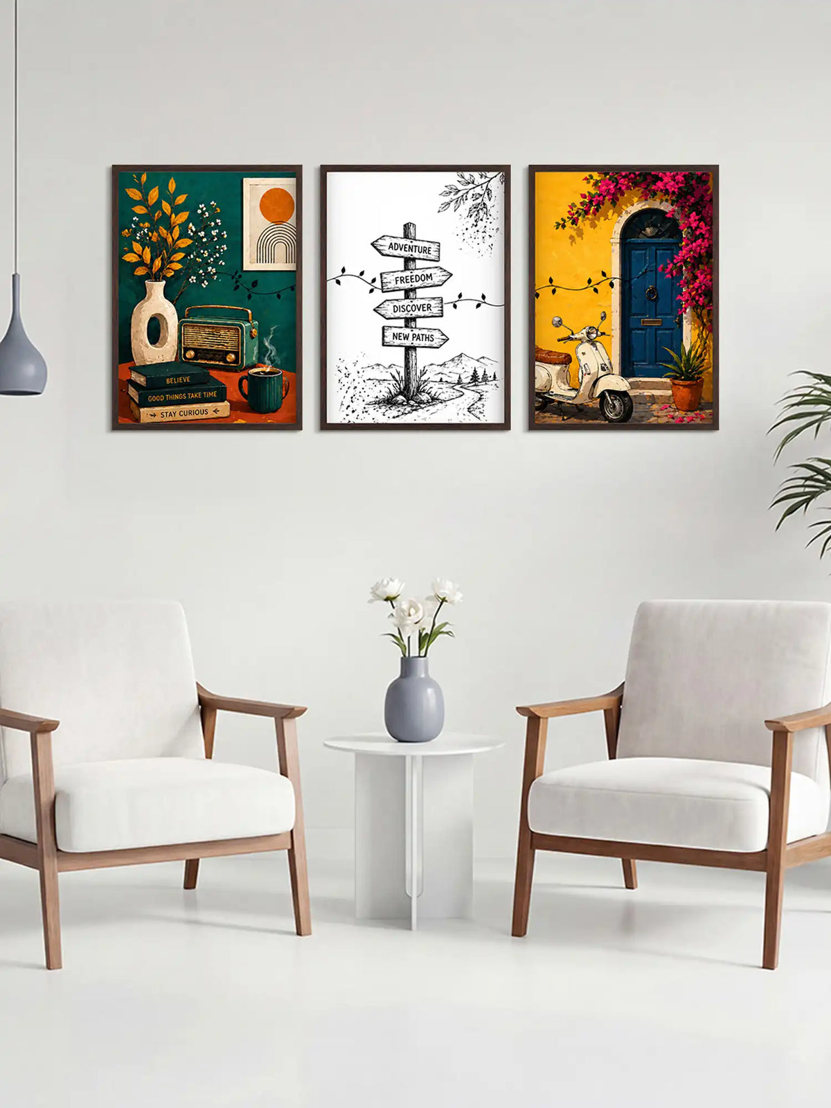 Lifestyle Travel Wall Art - Spaces Unhooked