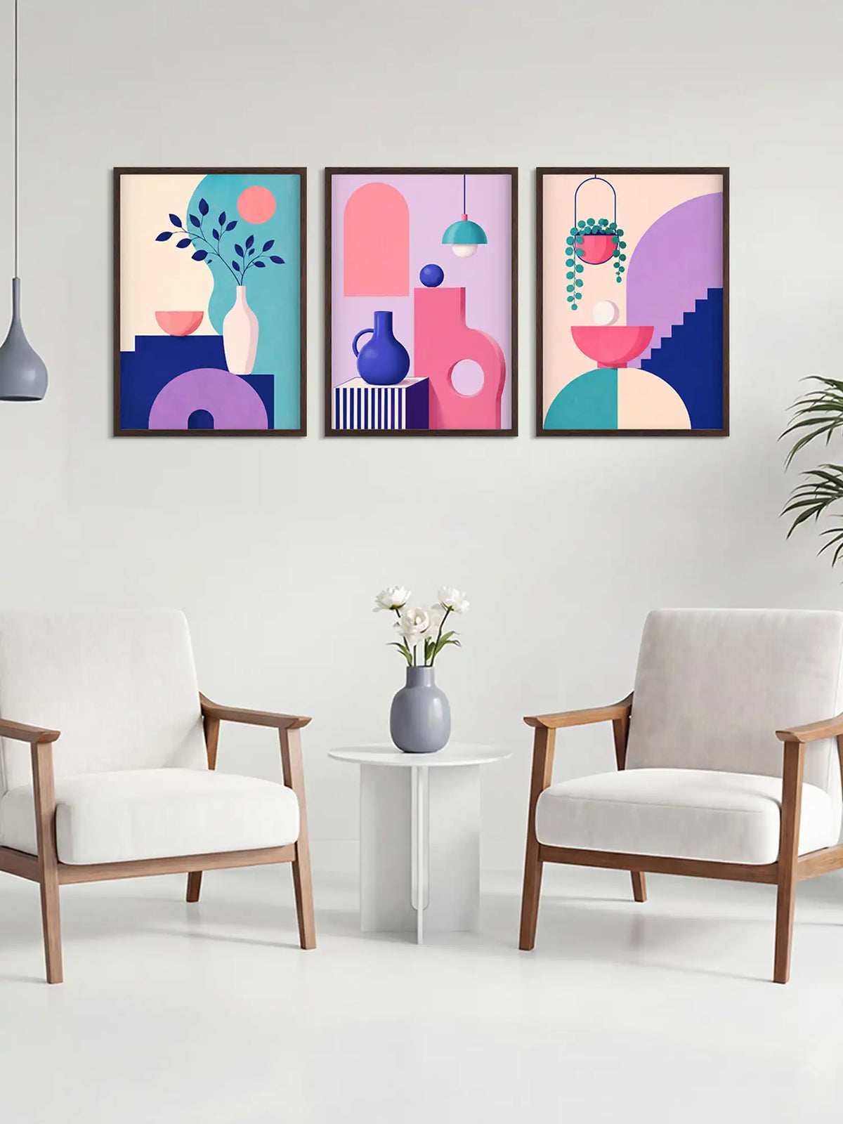 Memphis Still Life Wall Art - Spaces Unhooked