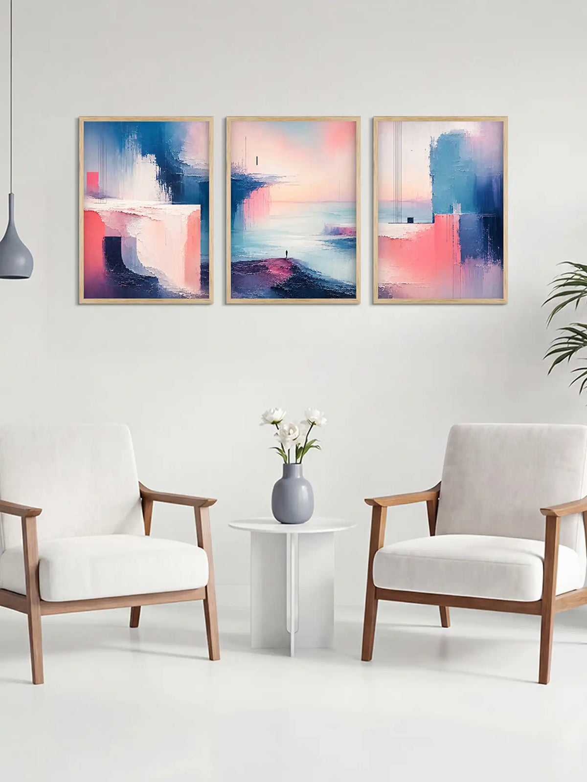 Abstract Coastal Wall Art - Spaces Unhooked