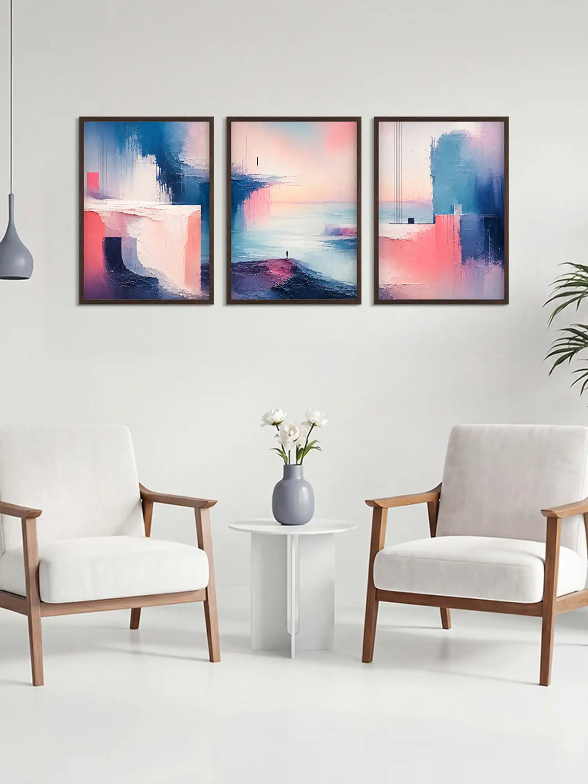 Abstract Coastal Wall Art - Spaces Unhooked