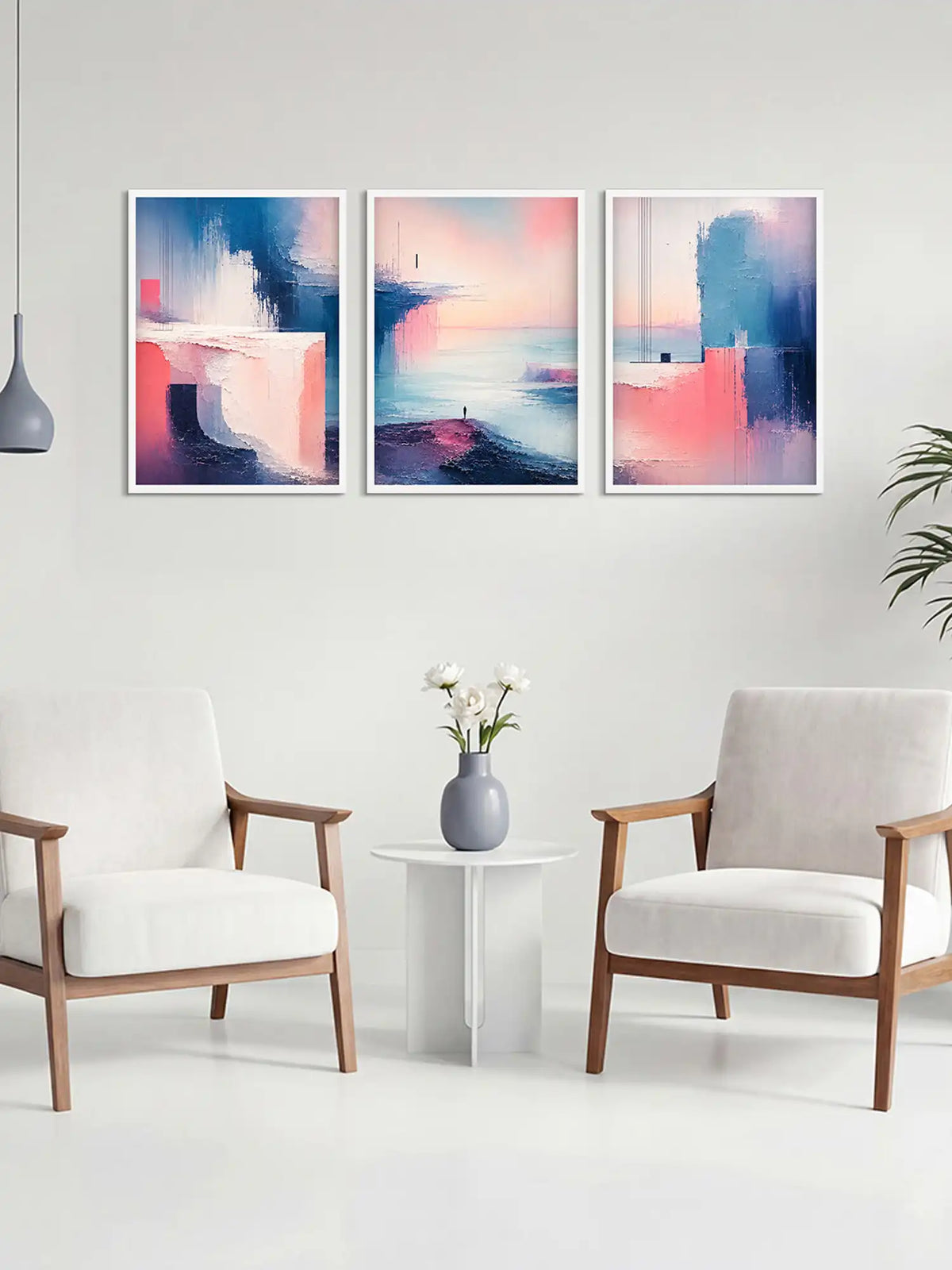 Abstract Coastal Wall Art - Spaces Unhooked