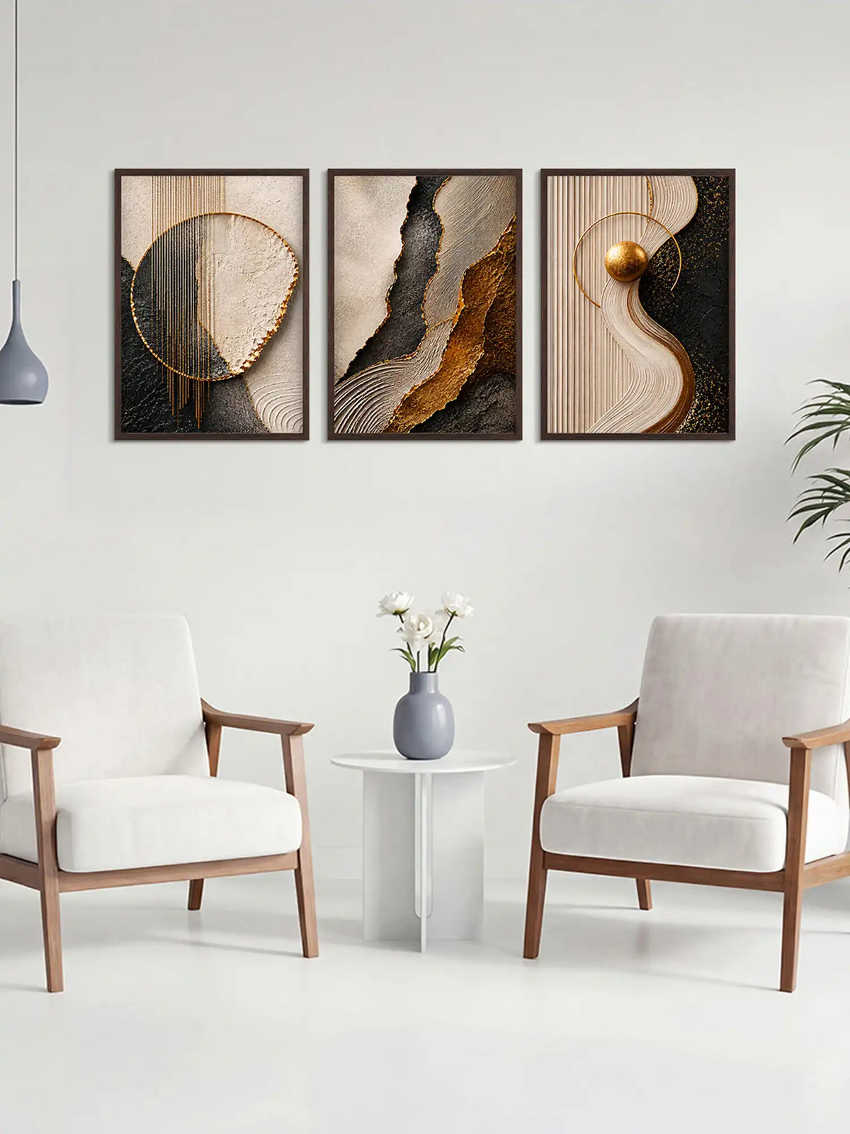 Wooden Wall Frames - Abstract Geometry Wall Art - Spaces Unhooked