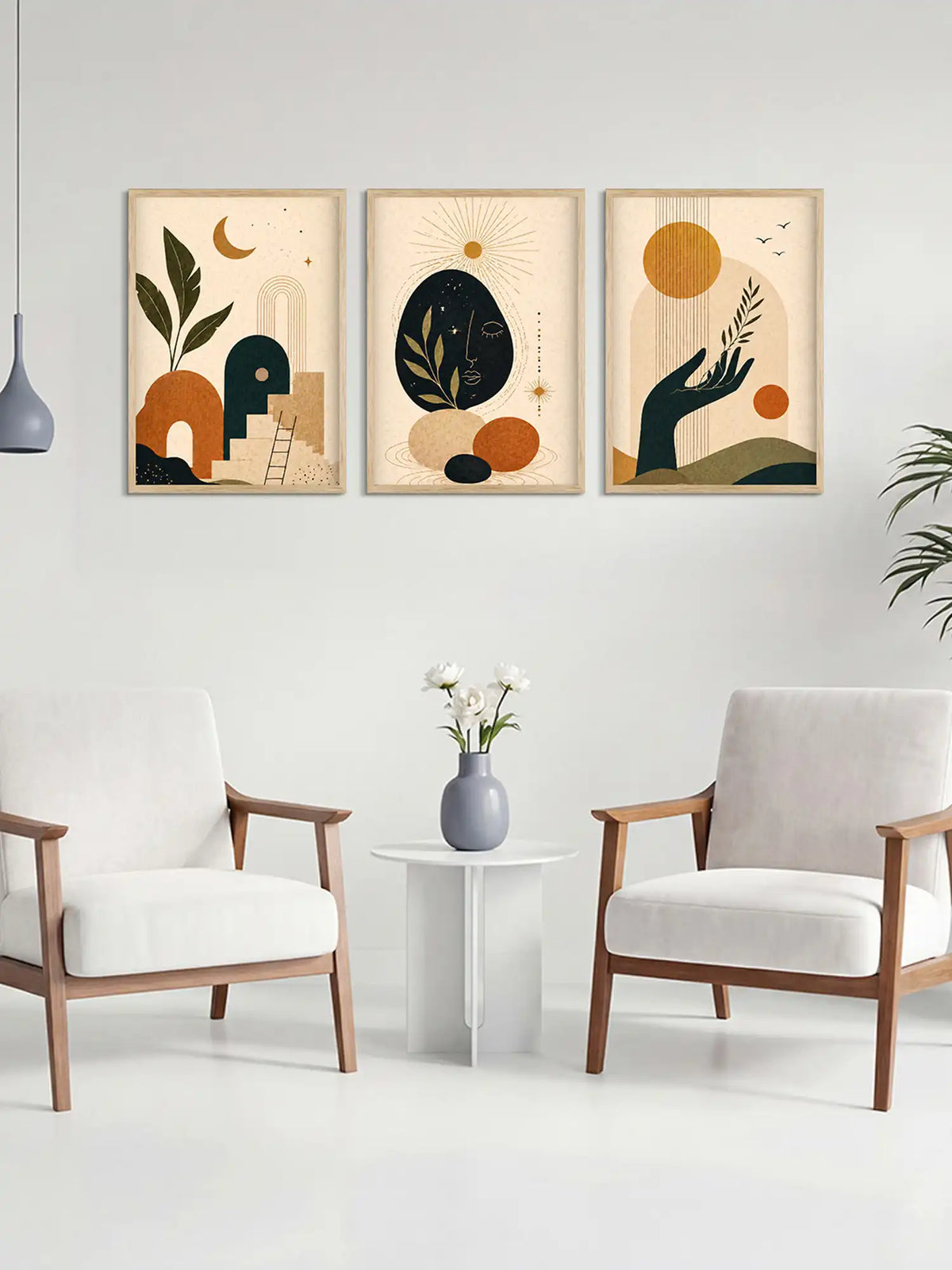 Boho Celestial Wall Art - Spaces Unhooked