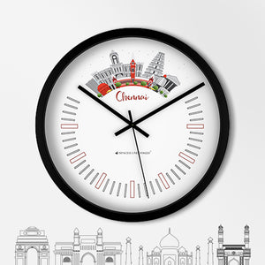 city name wall clock